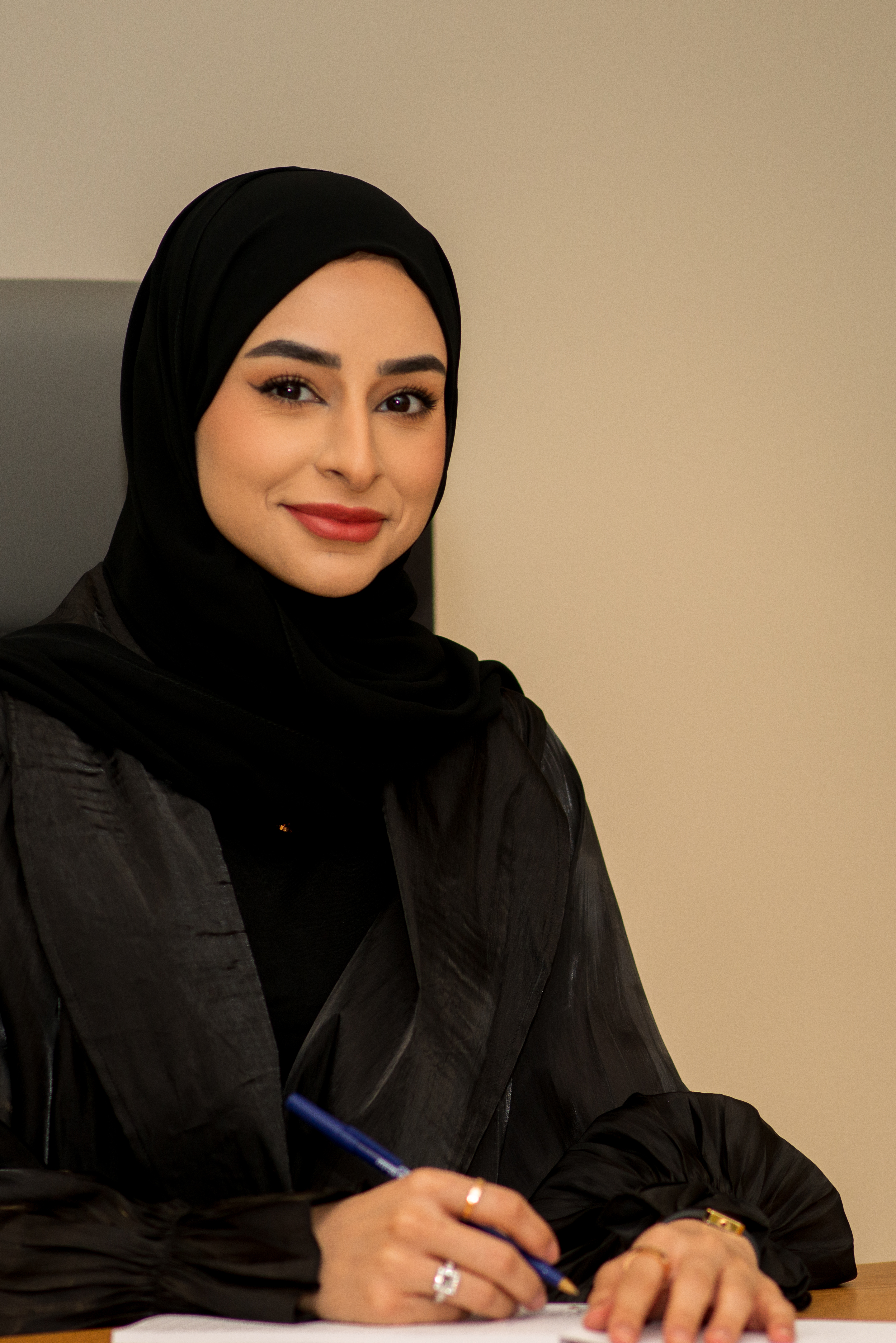 Latifa Bin Haider at work